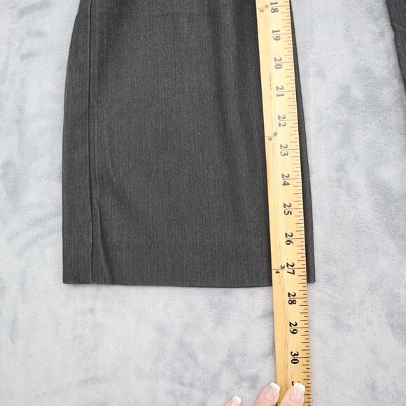 Larry Levine Pants Womens 6P Black Petite Stretch Straight Leg Slash Pockets - Picture 7 of 14